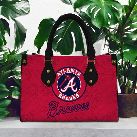 Atlanta Braves Women Leather Hand Bag