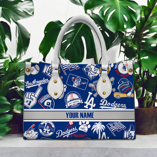 Los Angeles Dodgers Women Leather Hand Bag