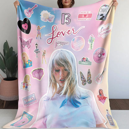 Pink Taylor Swift Lovers Blanket 407HLHNBL055