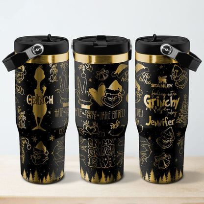 Custom Grinch Movie IceFlow 40oz Tumbler - 410TTHNTB022