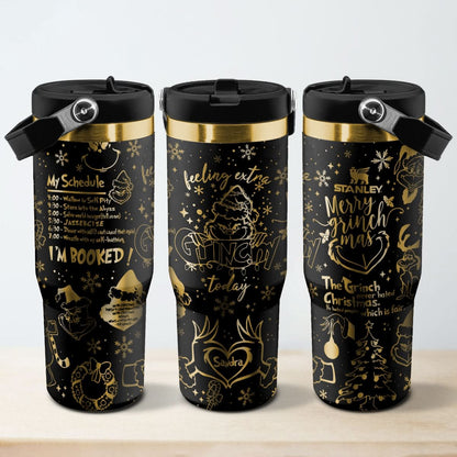 Custom Grinch IceFlow 40oz Tumbler - 410QAHNTB002