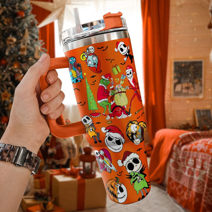 "I'm A Nightmare Grinch" Custom Grinch Nightmare 40oz Tumbler - 410TTHNTB030