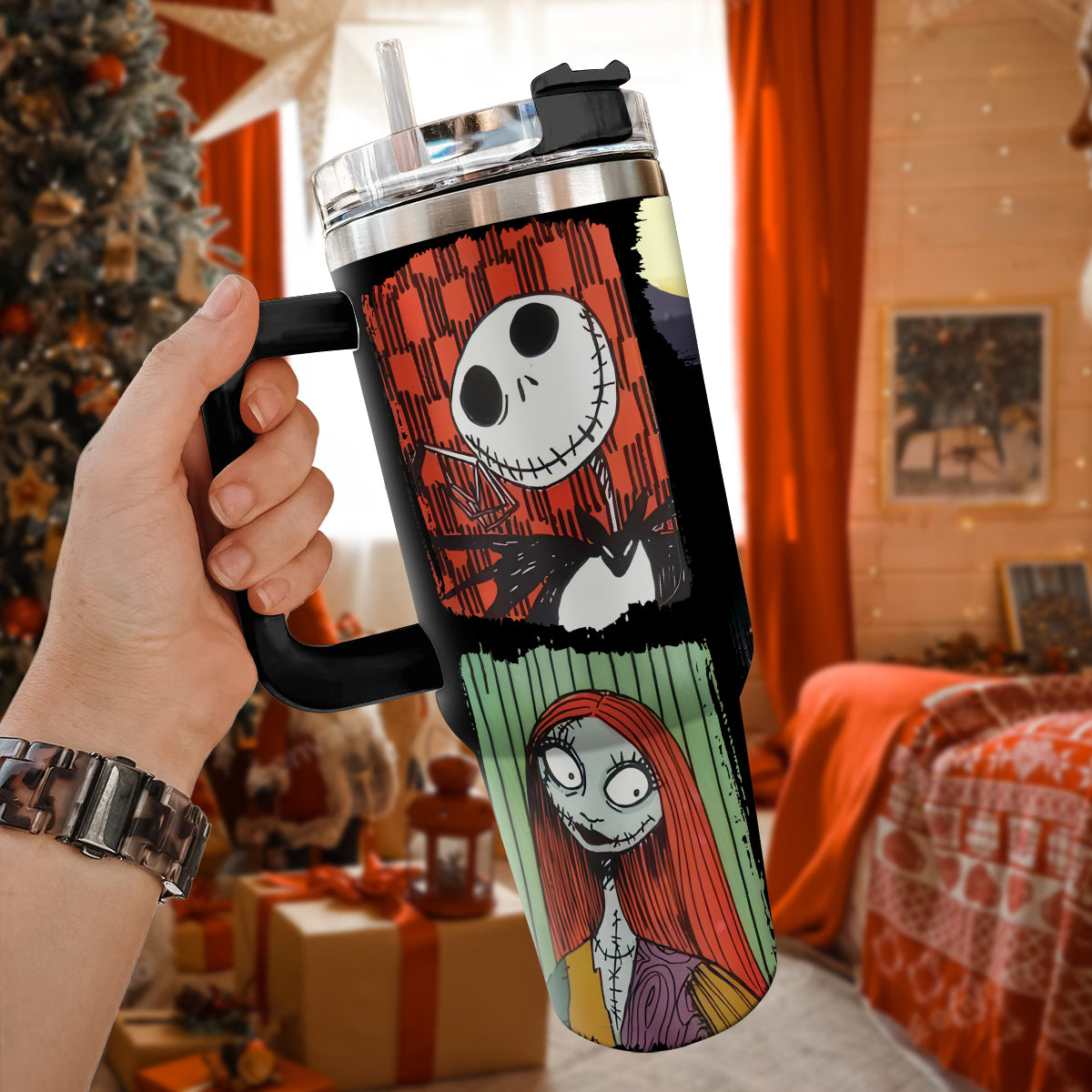 The Nightmare Before Christmas Tumbler 40 oz