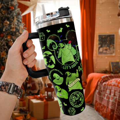 Custom Name Disney Boogie The Nightmare Before Christmas Tumbler 40 oz