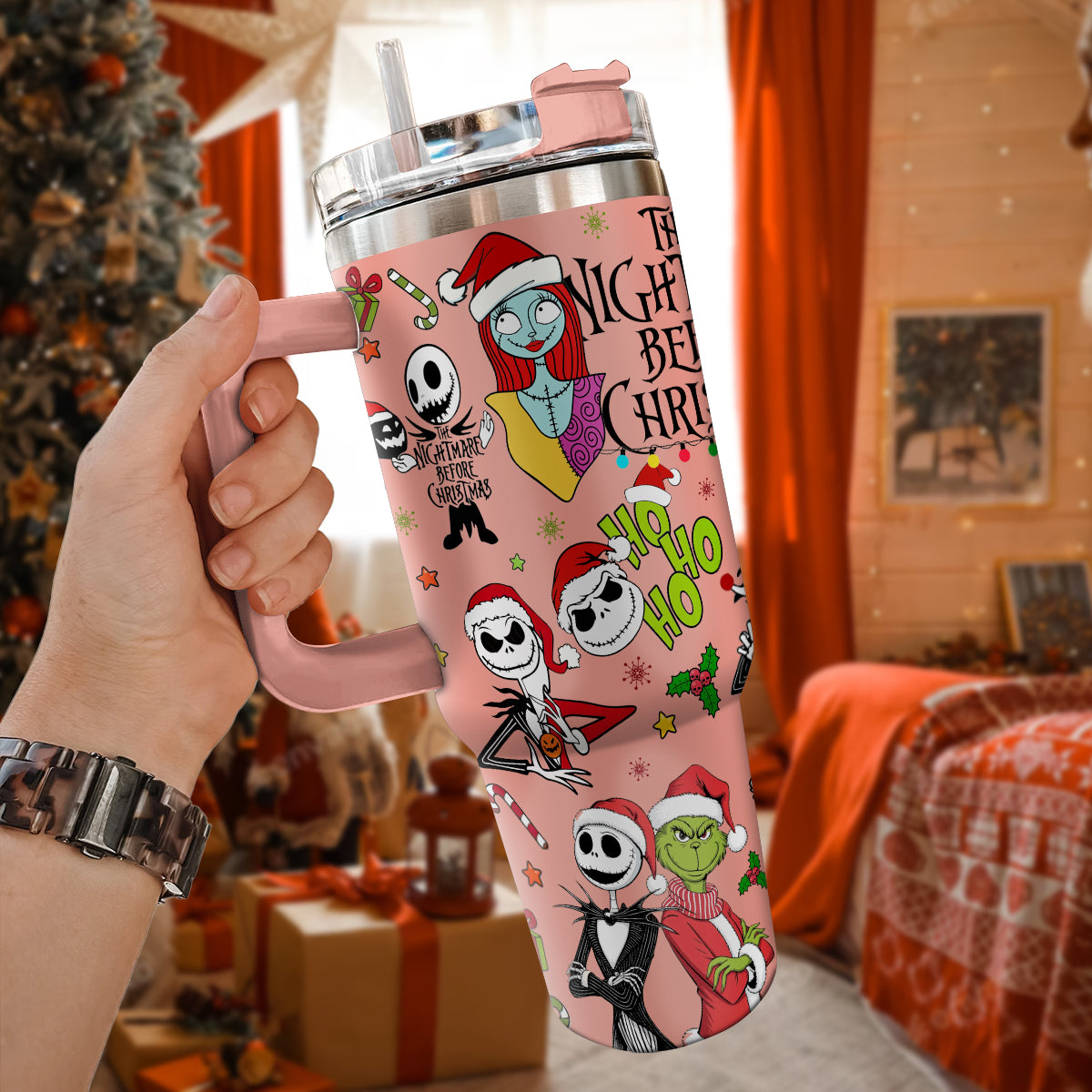 Grinch Nightmare 40oz Tumbler - 410TTHNTB034