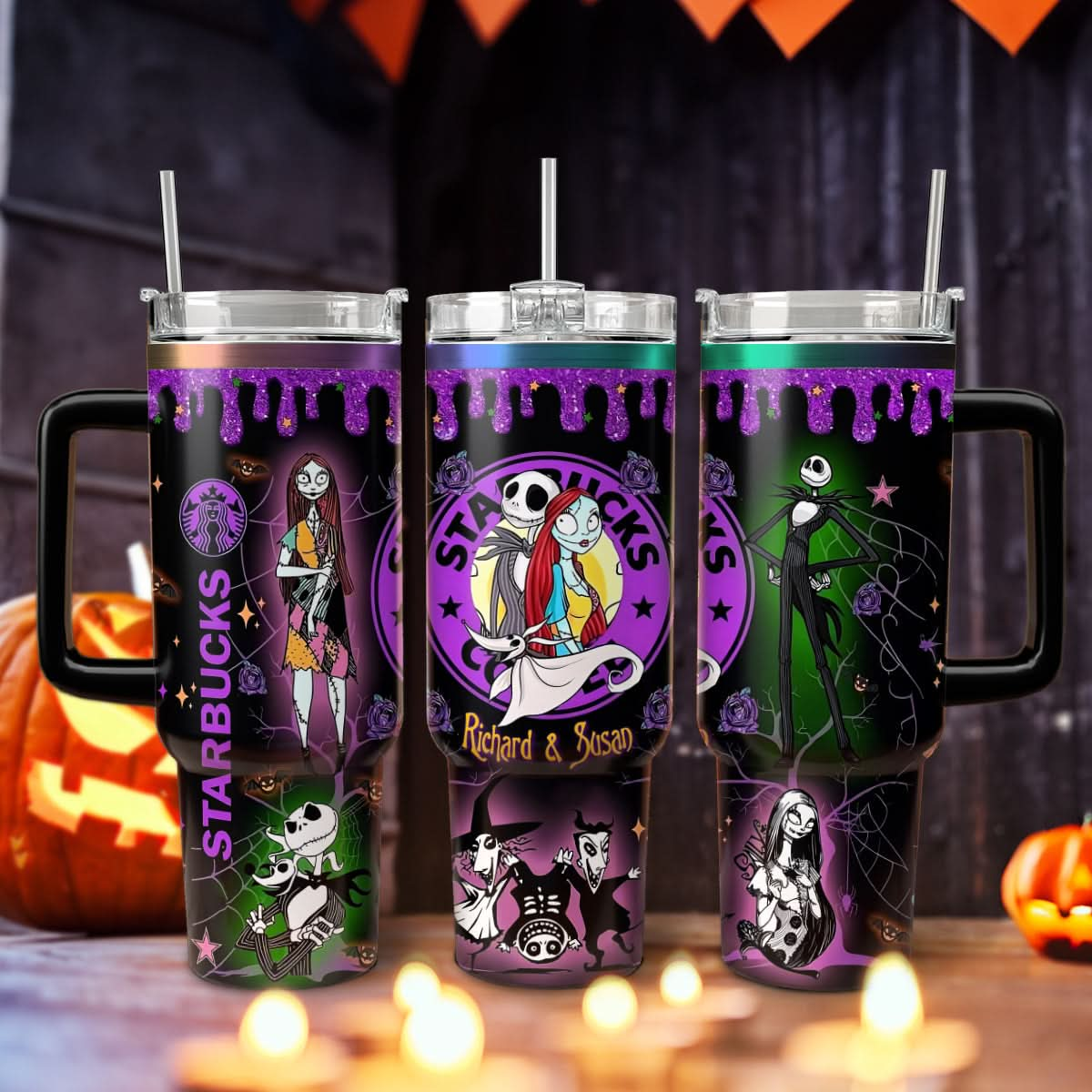 Nightmare Starbucks 40oz Tumbler - 409VTHNTB028