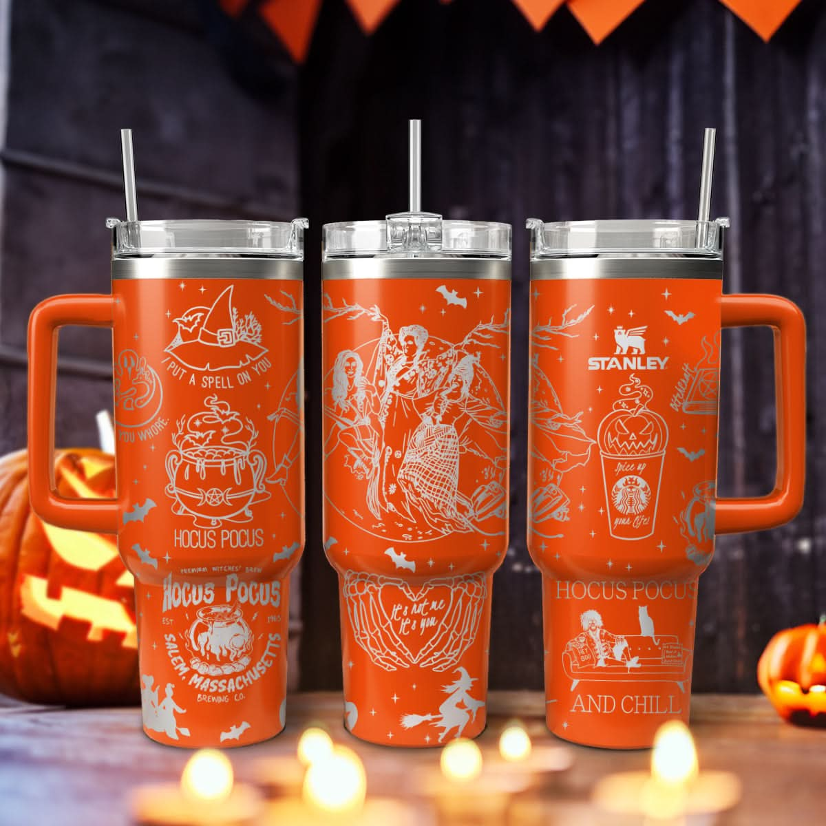 Hocus Pocus Sanderson Sisters 40oz Tumbler - 409HLHNTB130