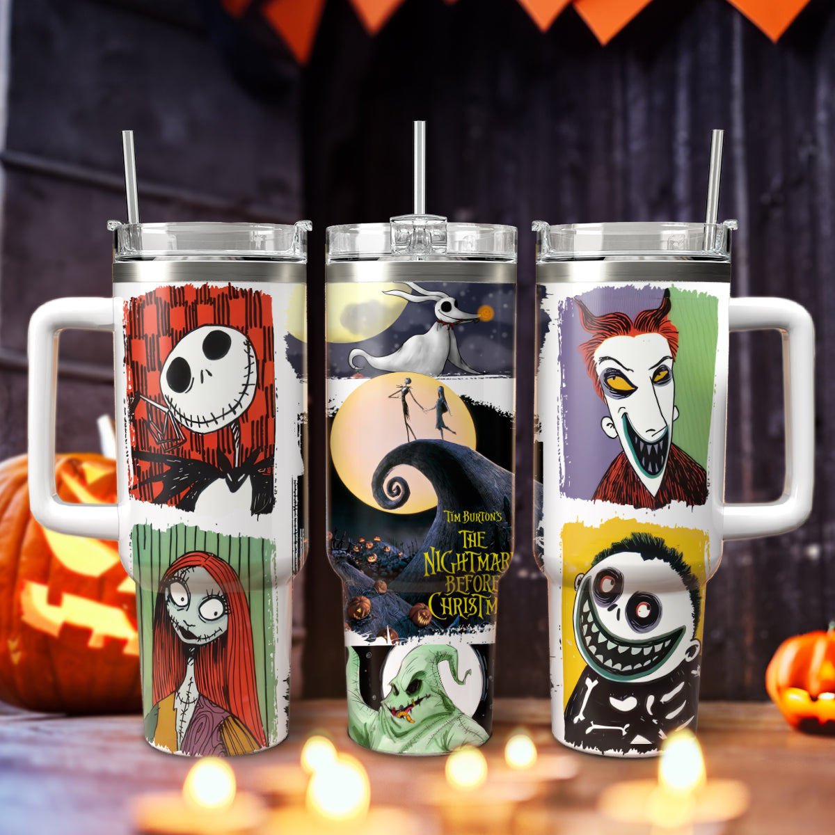 The Nightmare Before Christmas Tumbler 40 oz