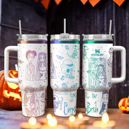 Corpse Bride Halloween 40oz Tumbler - 409HLHNTB157