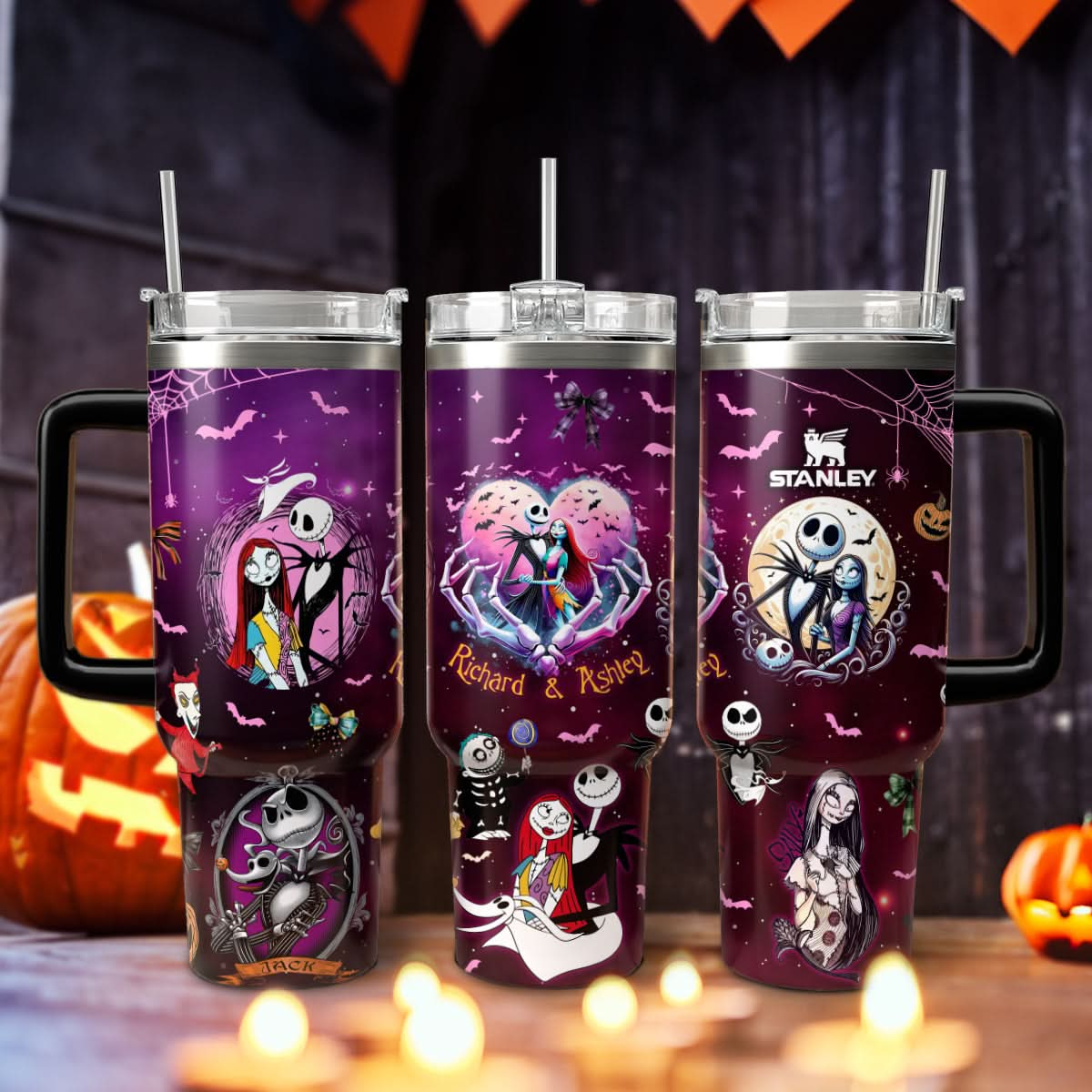 Custom Disney Nightmare Before Christmas 40oz Tumbler - 410QAHNTB021