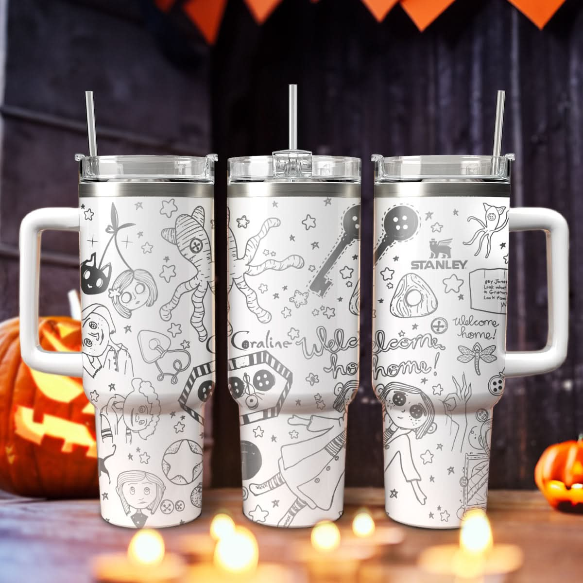 Coraline Custom 40oz Tumbler - 410TTHNTB003