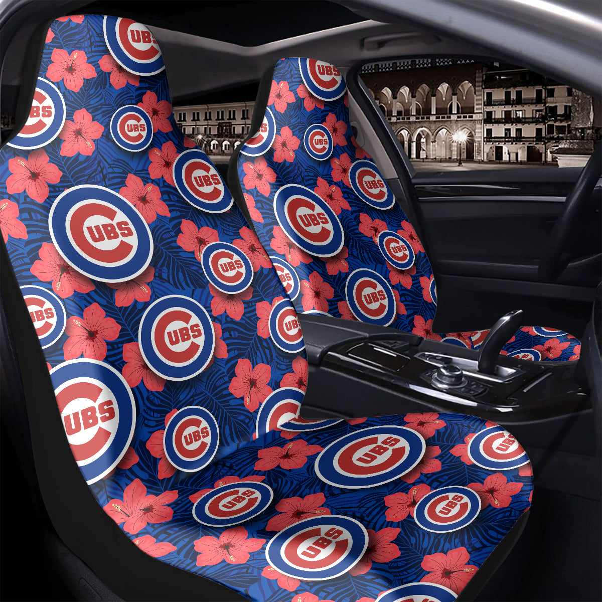 Chicago Cubs MLB Cover Seat Car Decor
