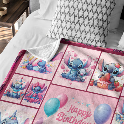 Birthday Gift DN Stitch Blanket - 412MCHNBL002