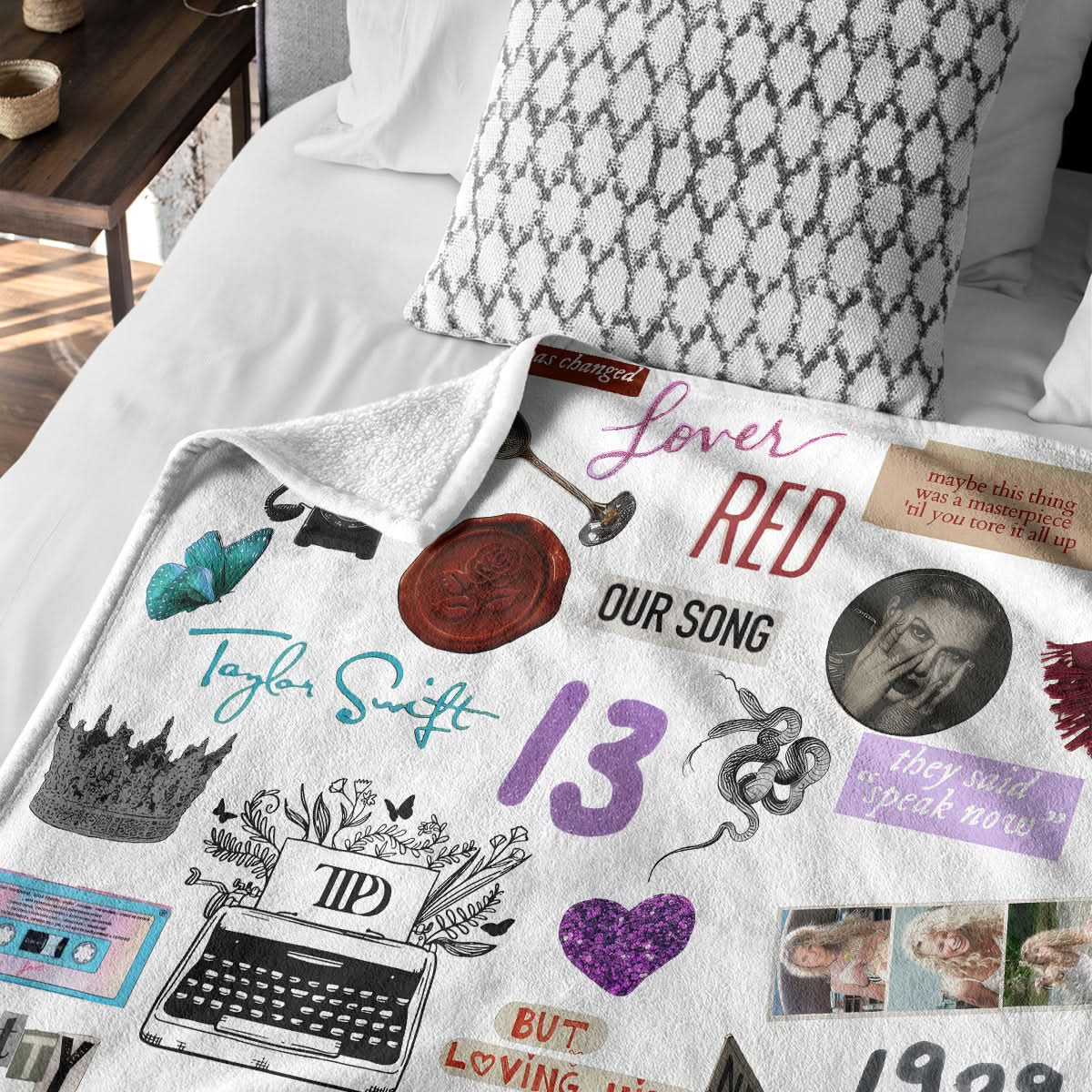 Swiftie Taylor Swift Albums Blanket 407HLHNBL050