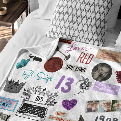 Swiftie Taylor Swift Albums Blanket 407HLHNBL050