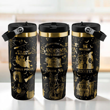 Custom Name Hocus Pocus Sanderson IceFlow 40oz Tumbler - 409HLHNTB136
