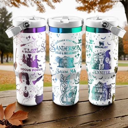 Custom Name Hocus Pocus Sanderson IceFlow 40oz Tumbler - 409HLHNTB136