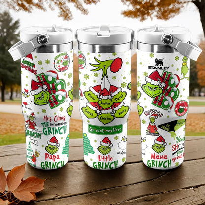 Custom Grinch Family, Gift For Grinch Fan IceFlow 40oz Tumbler - 410TTHNTB019