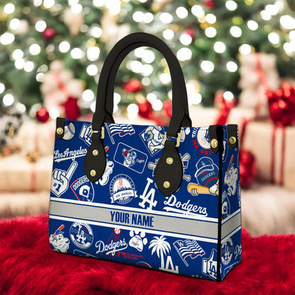 Los Angeles Dodgers Women Leather Hand Bag