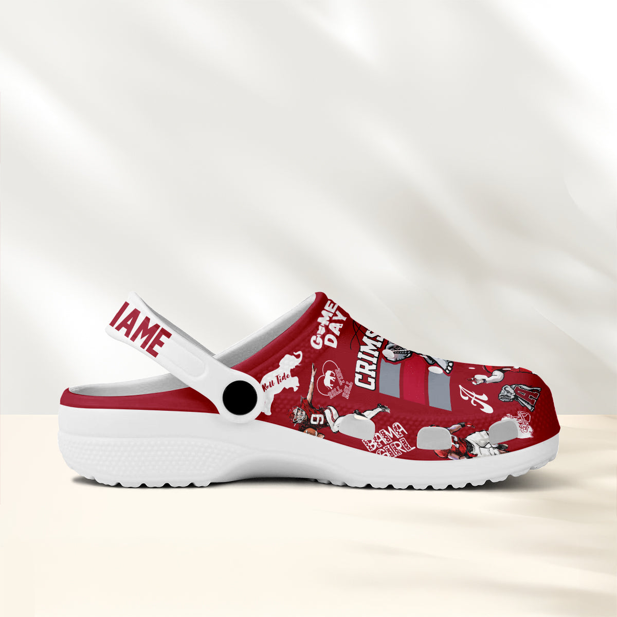 Alabama Crimson Tide NCAA Sport Clogs Shoes - 502HLHNCR084
