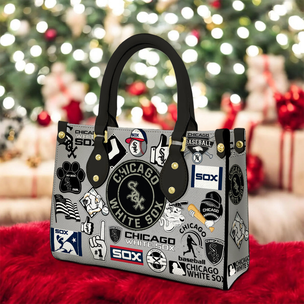 Chicago White Sox Women Leather Hand Bag