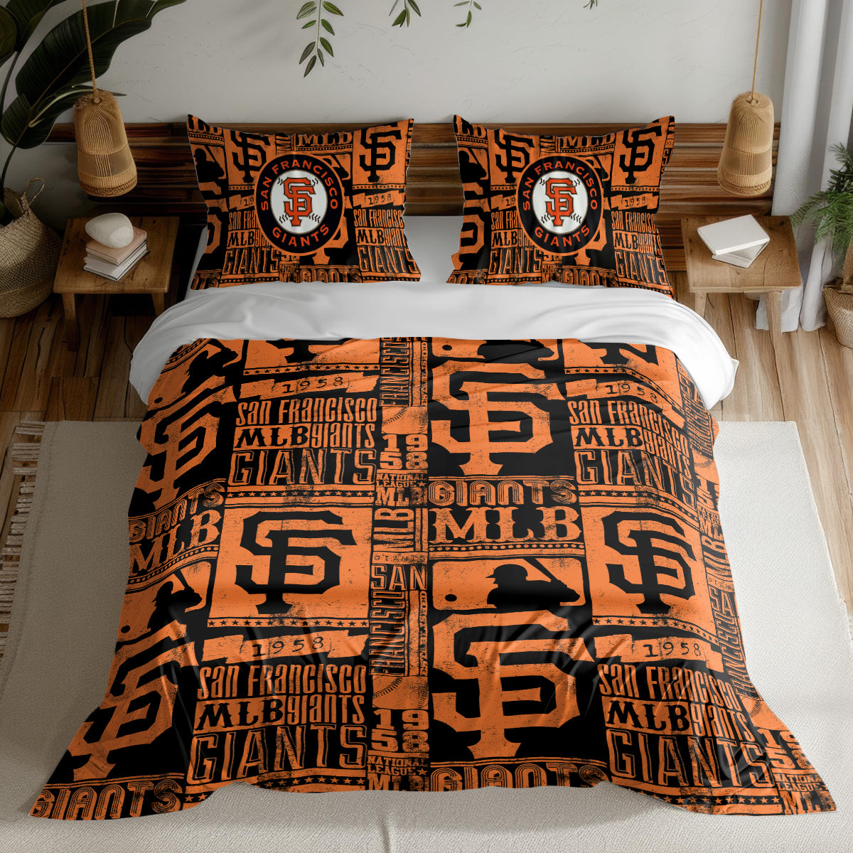 MLB San Francisco Giants Bedding Set Limited