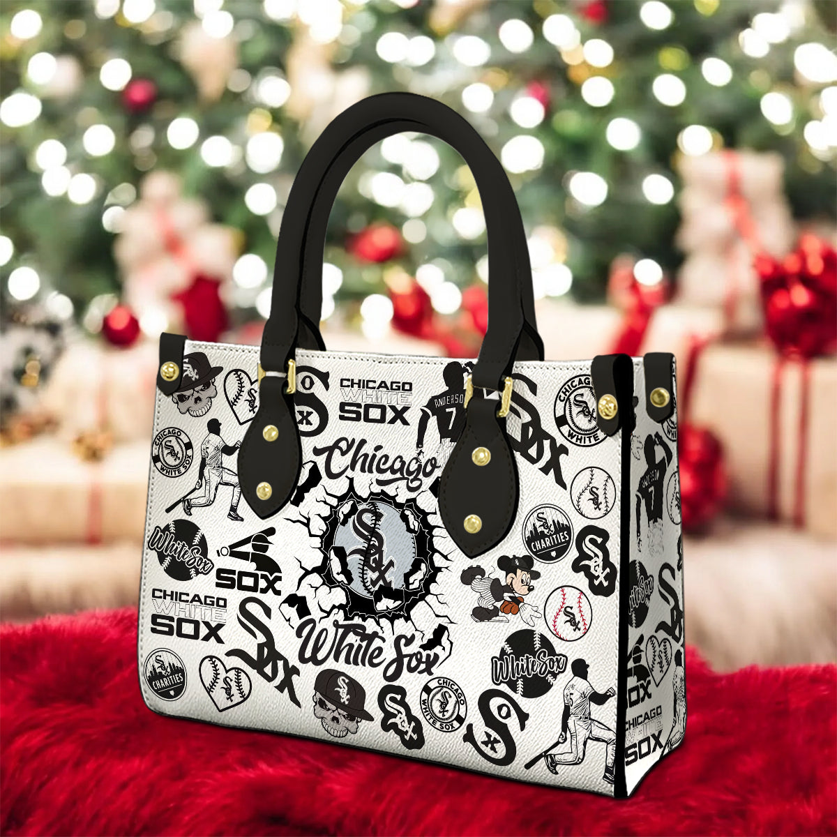 Chicago White Sox Women Leather Hand Bag