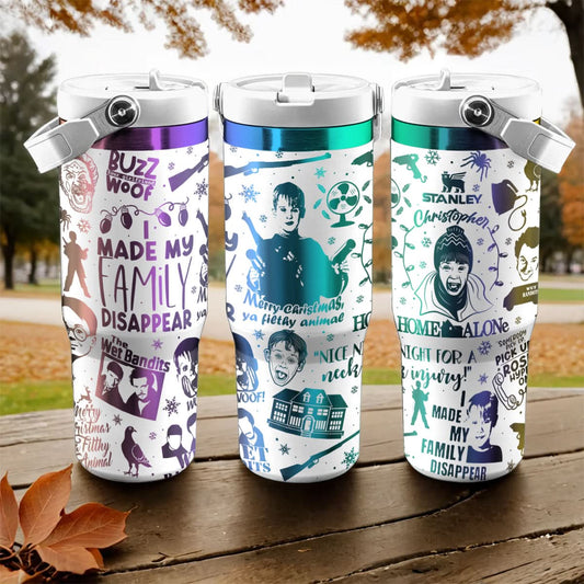 Custom Home Alone Movie IceFlow 40oz Tumbler - 410QAHNTB012