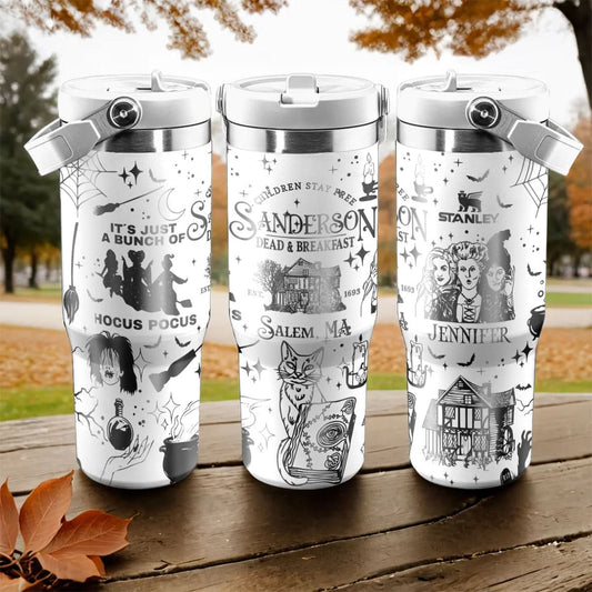 Custom Name Hocus Pocus Sanderson IceFlow 40oz Tumbler - 409HLHNTB136