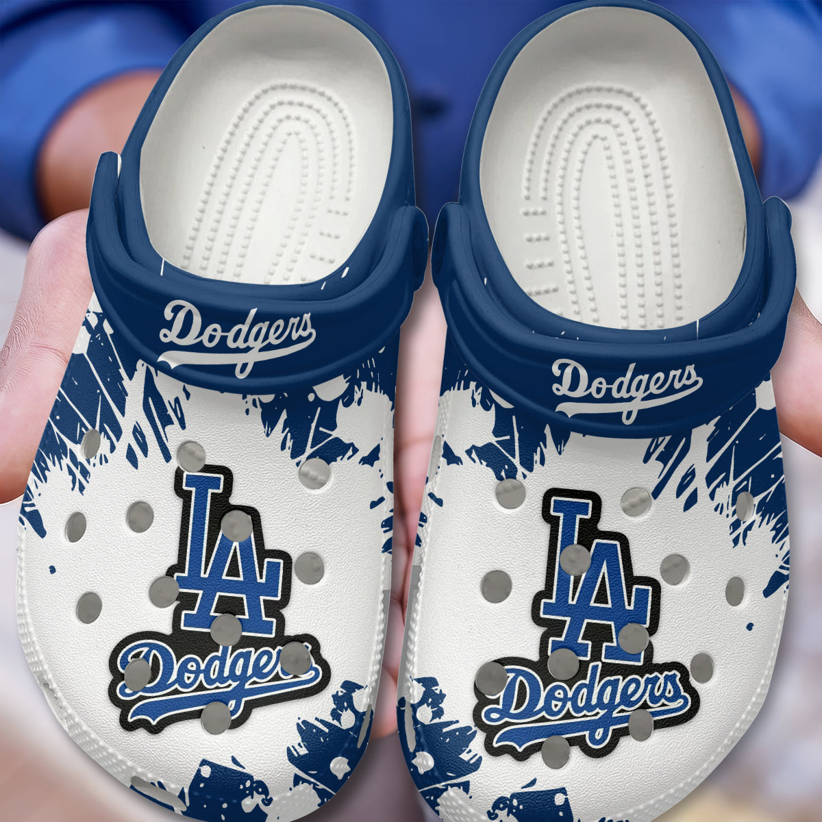 Los Angeles Dodgers MLB Sport Clogs Shoes  - 503HLHNCR184