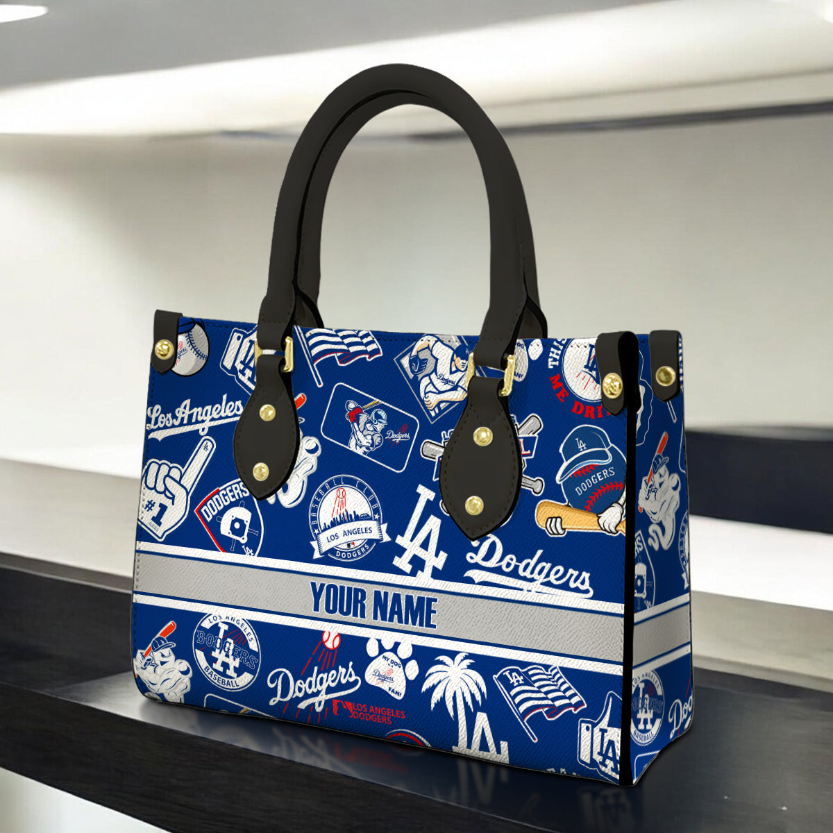 Los Angeles Dodgers Women Leather Hand Bag