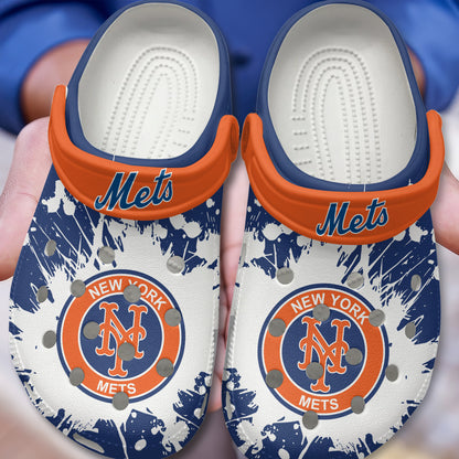 New York Mets MLB Sport Clogs Shoes  - 503HLHNCR186