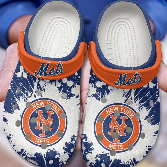New York Mets MLB Sport Clogs Shoes  - 503HLHNCR186