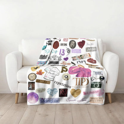 Swiftie Taylor Swift Albums Blanket 407HLHNBL050