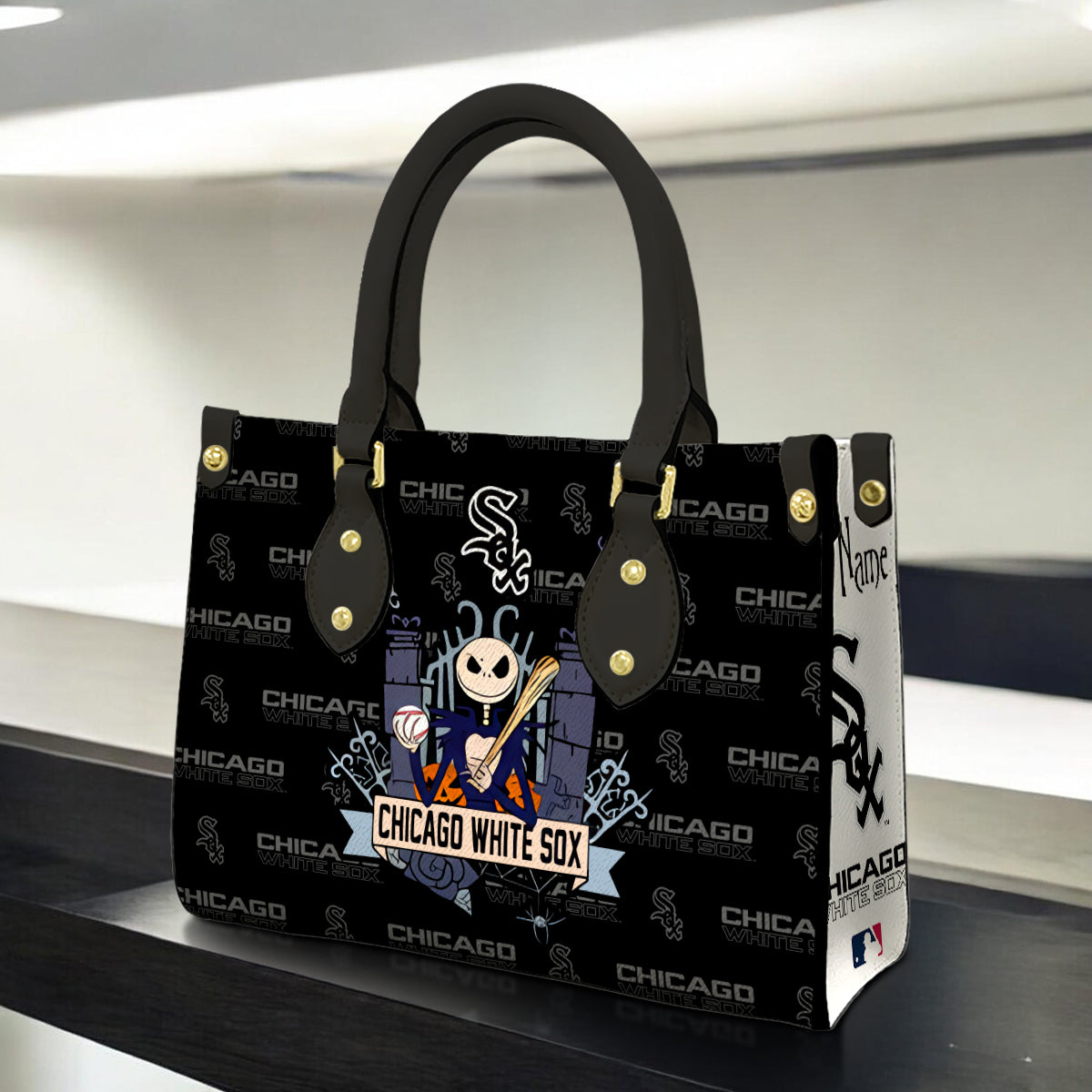 Chicago White Sox Jack Women Leather Hand Bag