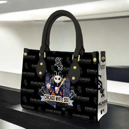 Chicago White Sox Jack Women Leather Hand Bag