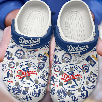 Los Angeles Dodgers Baseball Team MLB Clogs  - 503HLHNCR087