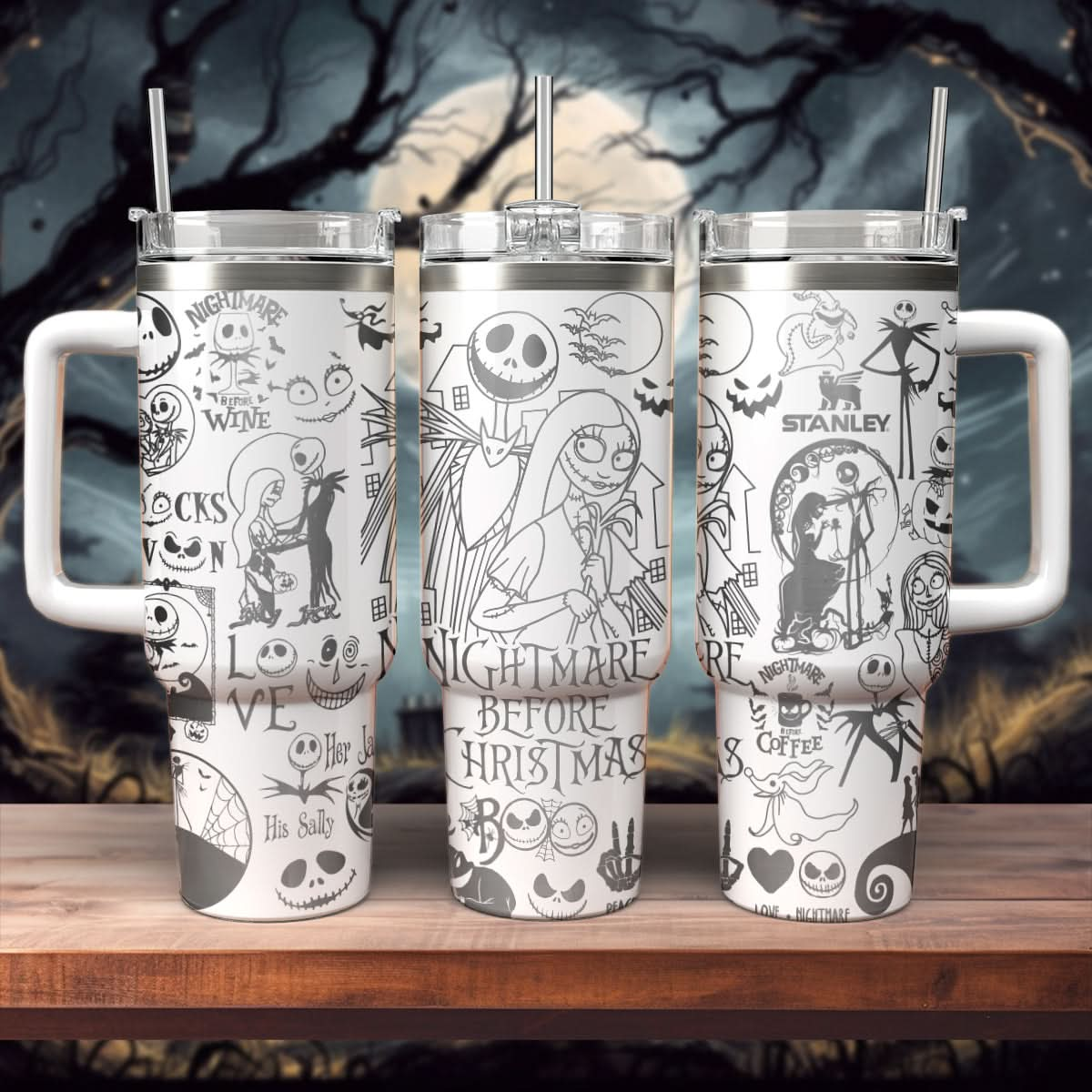 Disney Nightmare Christmas 40oz Tumbler - 408HLHNTB082