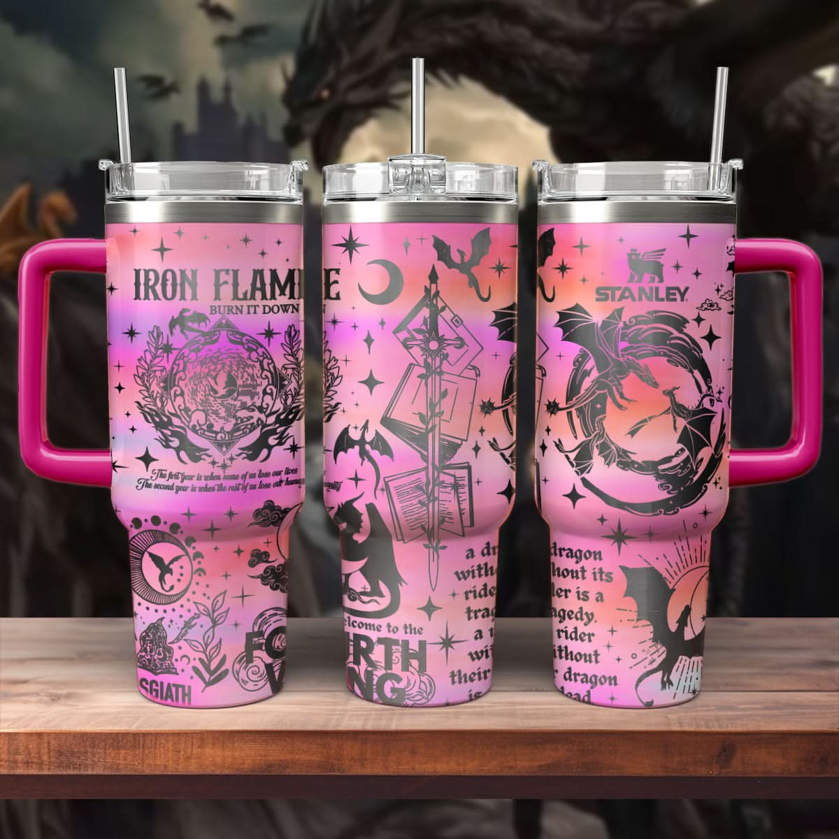 Iron Flame 40oz Tumbler - 407VTHNTB027