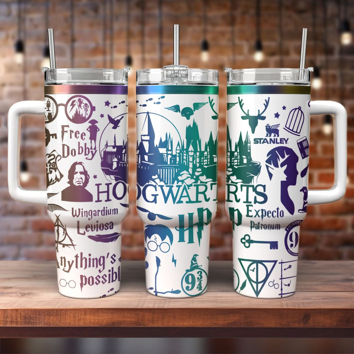 HP Hogwarts Wizards Engraved Tumbler - 407HLHNTB073