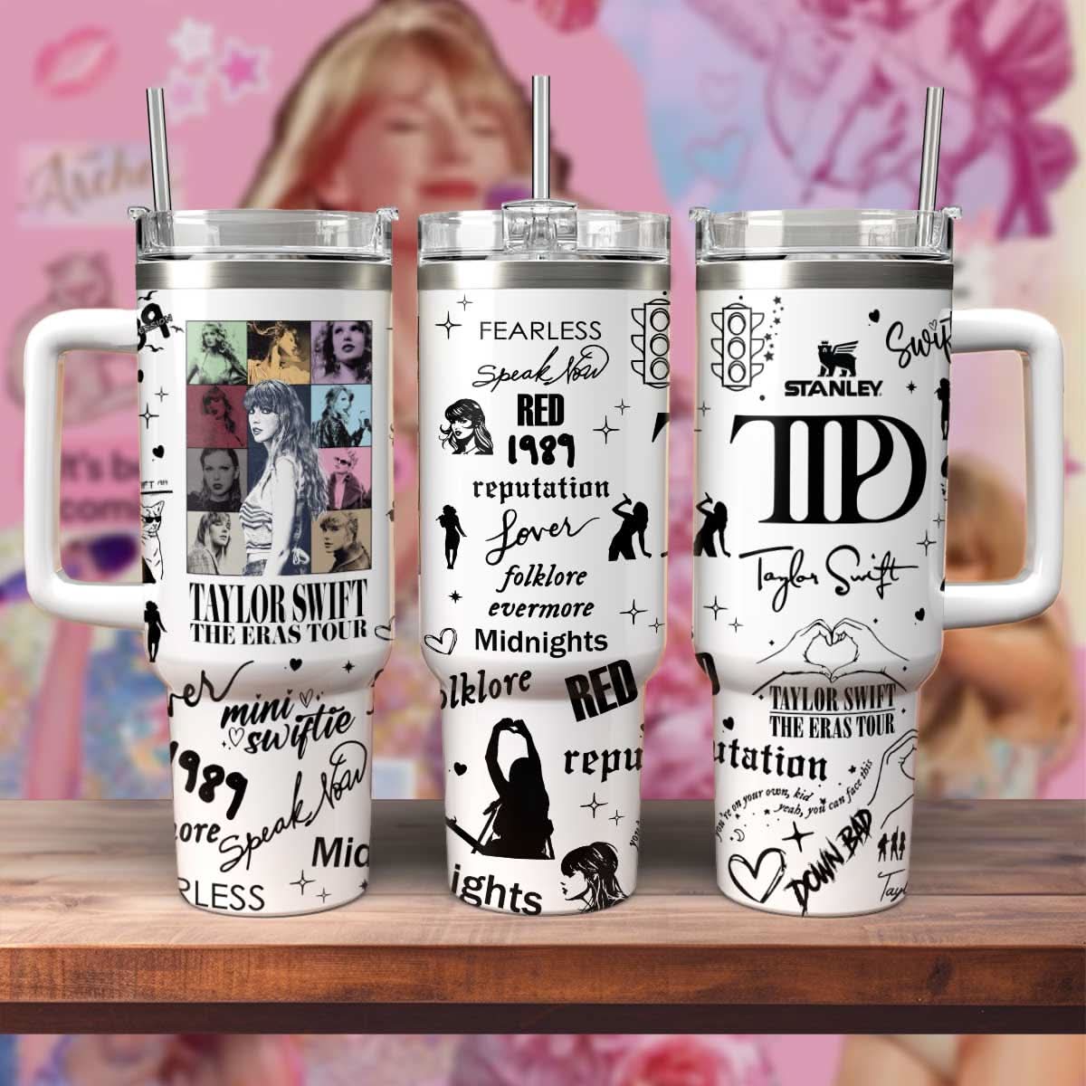 All 11 of Eras - 40oz Tumbler 406HLHNTB005