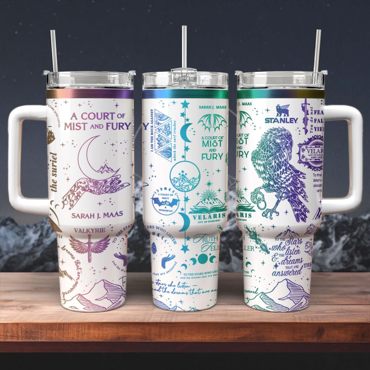 A Court of Mist and Fury 40oz Tumbler - 407VTHNTB007