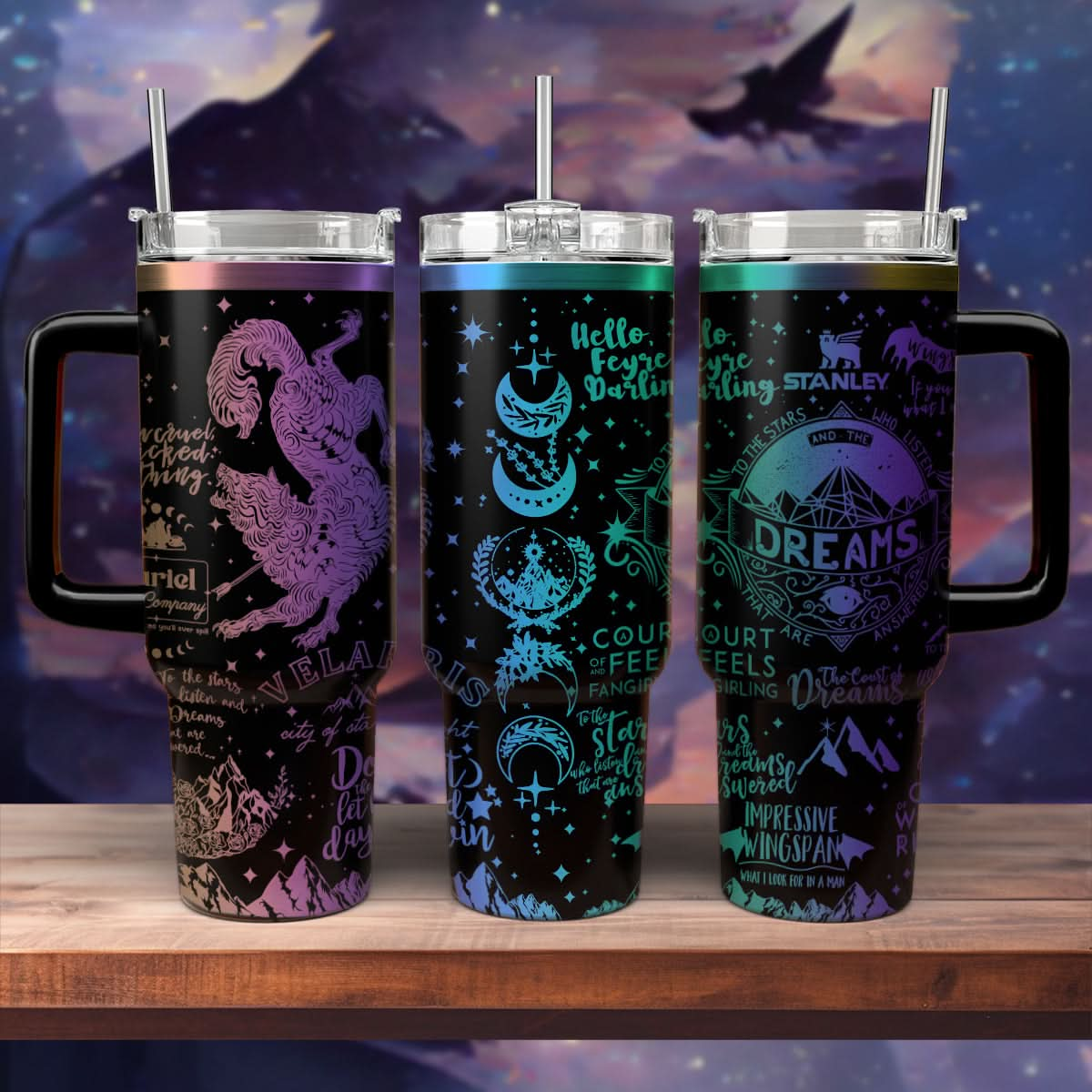 A Court of Thorns and Roses 40oz Tumbler - 407VTHNTB004