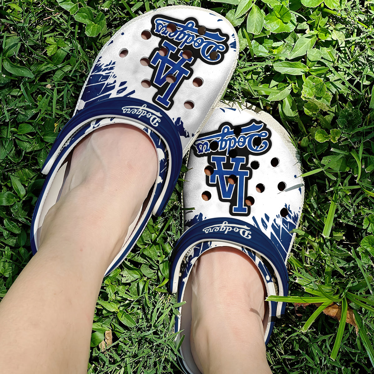 Los Angeles Dodgers MLB Sport Clogs Shoes  - 503HLHNCR184