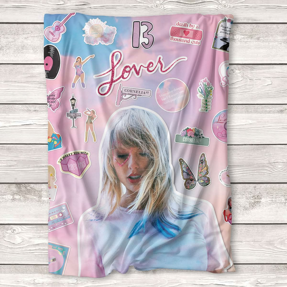 Pink Taylor Swift Lovers Blanket 407HLHNBL055