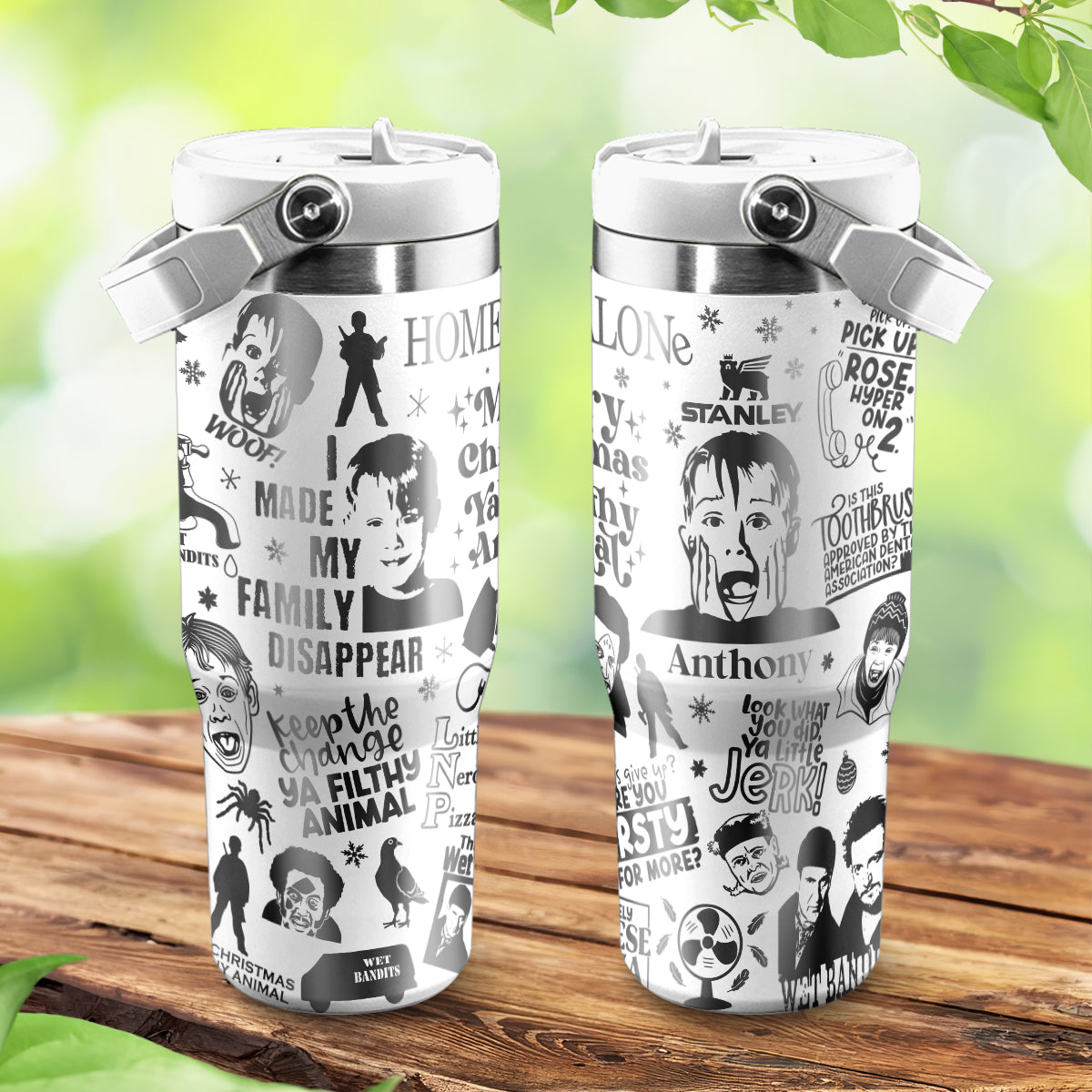 Custom Home Alone Movie IceFlow 40oz Tumbler - 410QAHNTB008