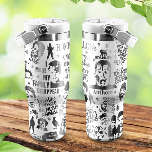 Custom Home Alone Movie IceFlow 40oz Tumbler - 410QAHNTB008