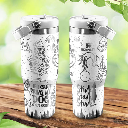 Custom Grinch IceFlow 40oz Tumbler - 410TTHNTB006
