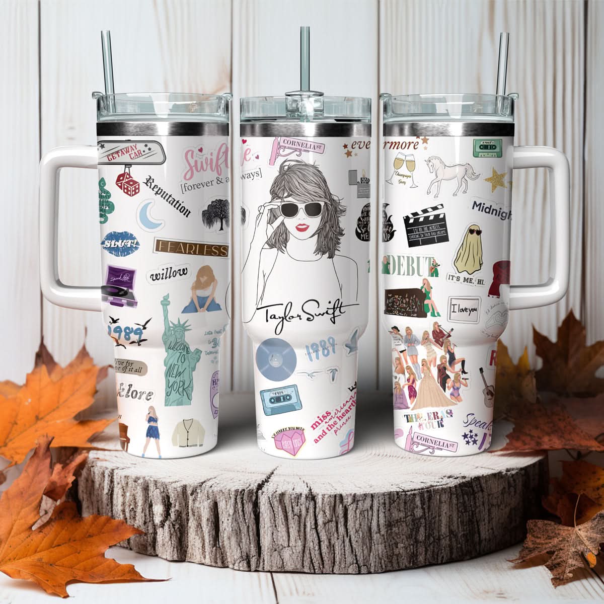 All 11 of Eras - 40oz Tumbler 407HLHNTB007