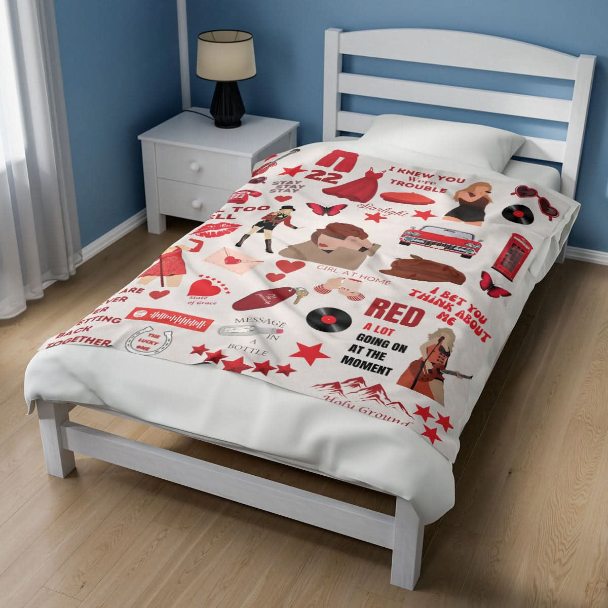 Taylor Swift Red Album Blanket - 407HLHNBL075